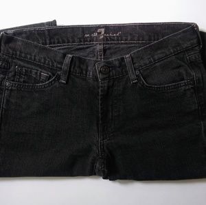 7 For All Mankind Black Denim